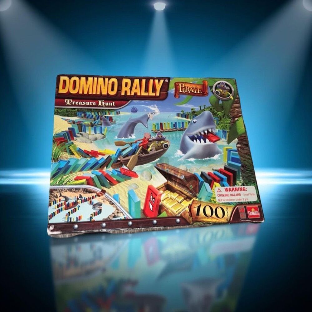 2011 Domino Rally Pirate Treasure Hunt by Goliath COMPLETE